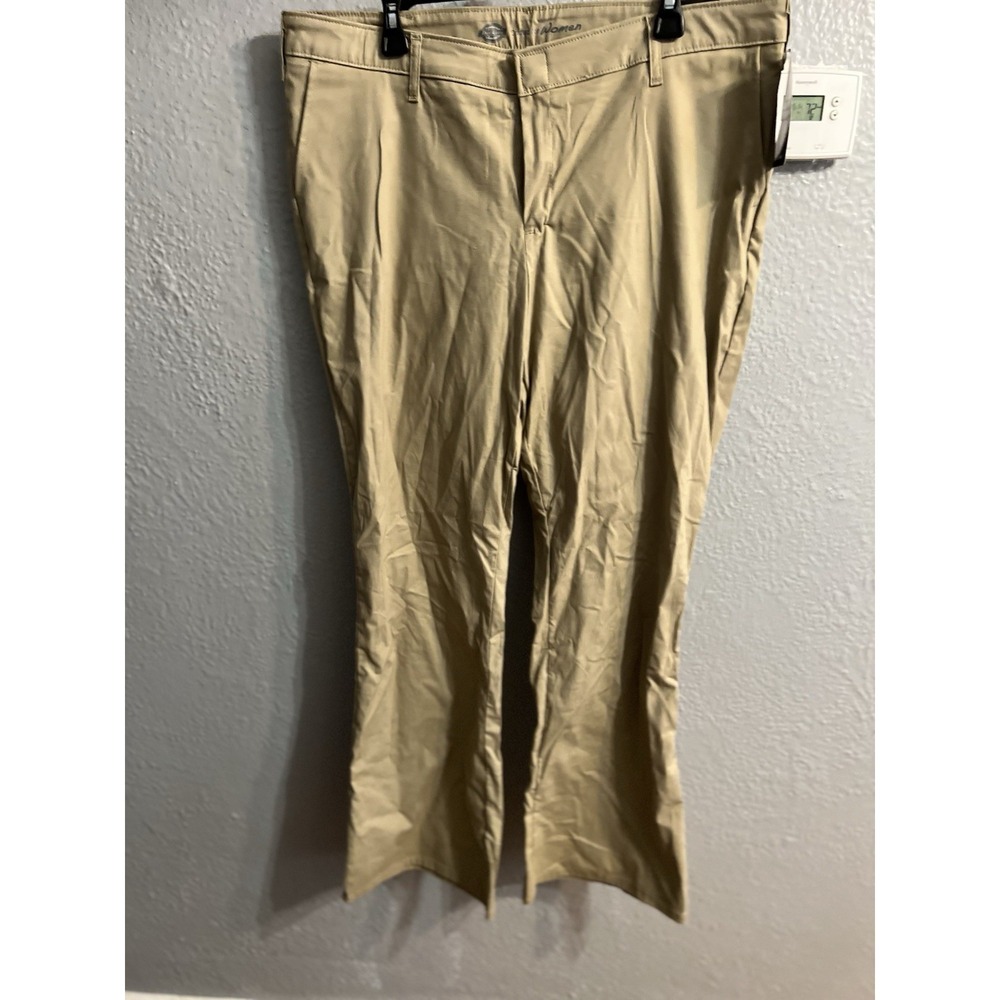 Womens‎ Dickies Slim Fit Tan Pants Size  18R